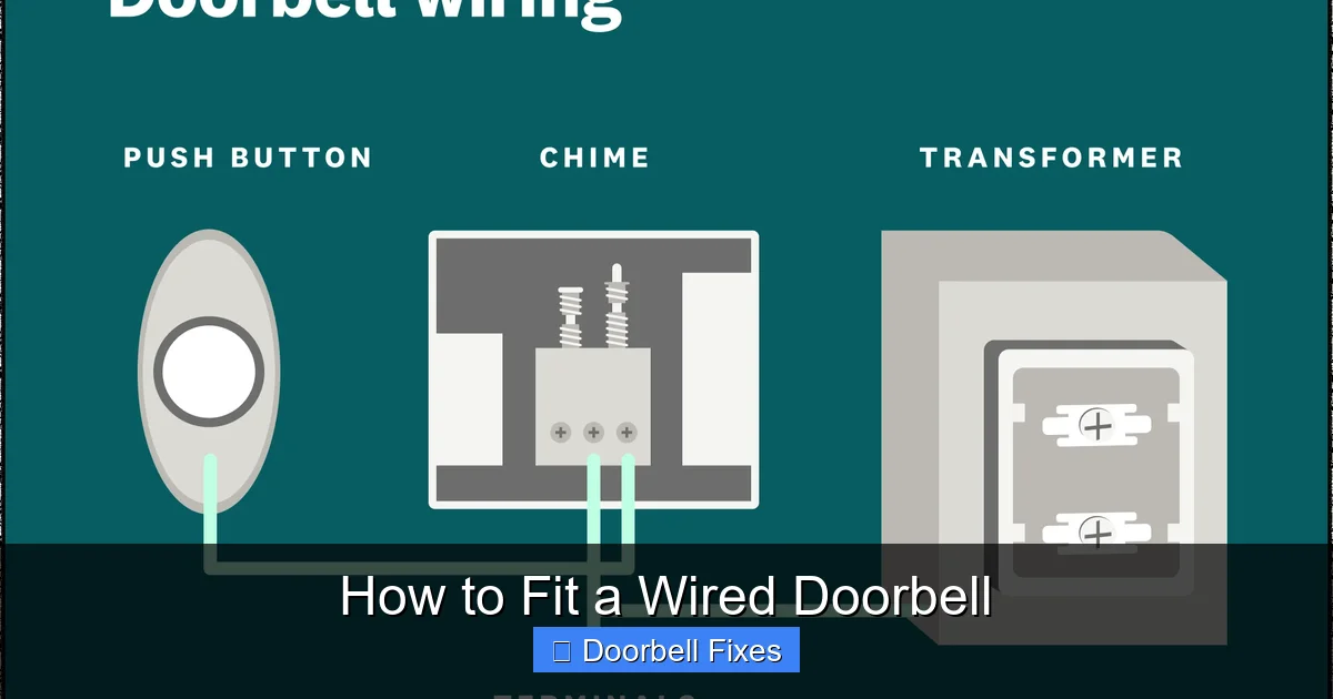How to Fit a Wired Doorbell