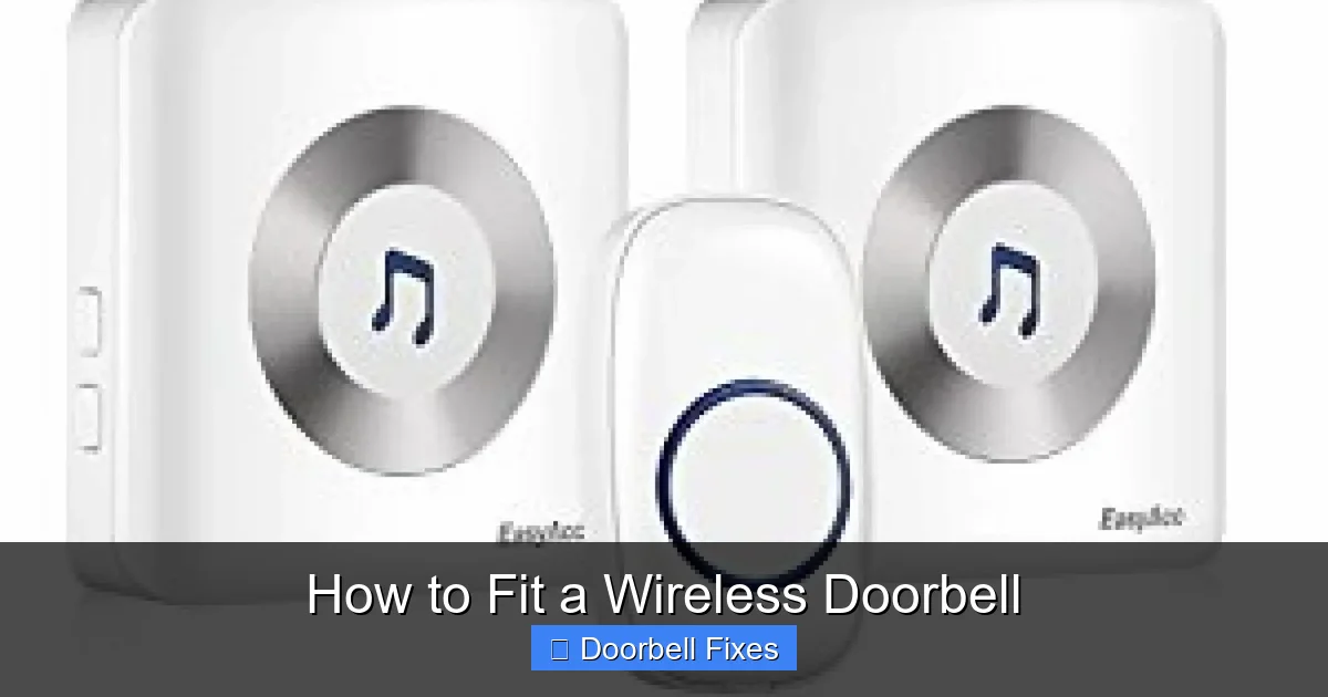 How to Fit a Wireless Doorbell