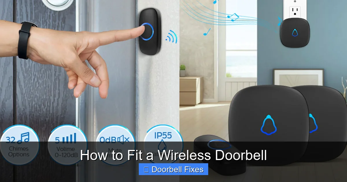How to Fit a Wireless Doorbell