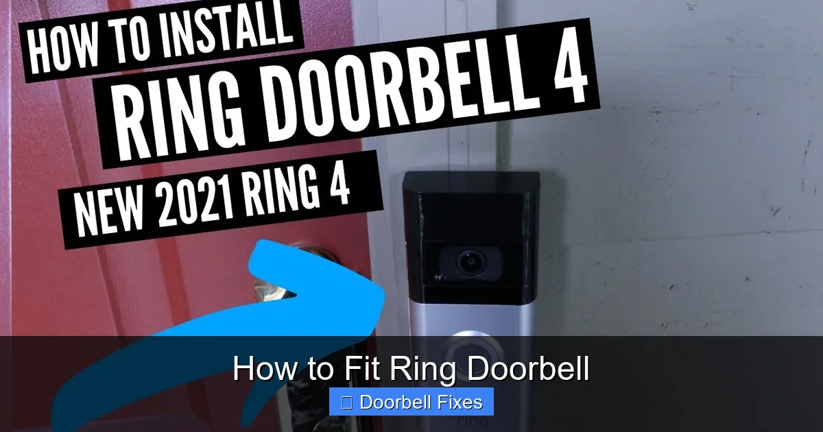 How to Fit Ring Doorbell