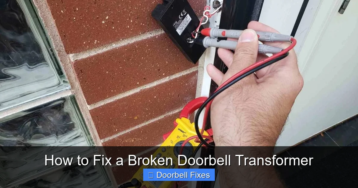 How to Fix a Broken Doorbell Transformer