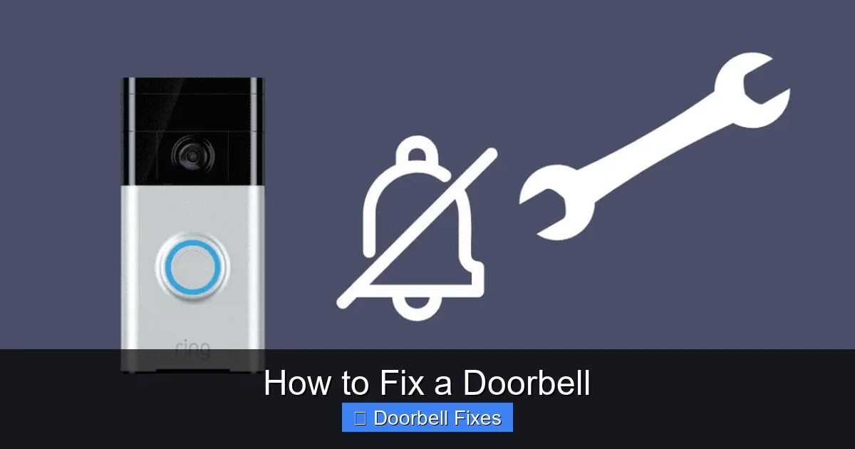 How to Fix a Doorbell