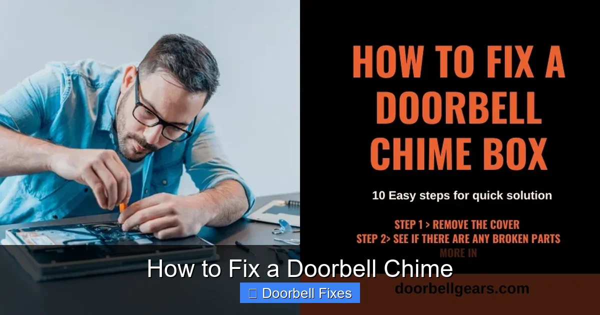 How to Fix a Doorbell Chime