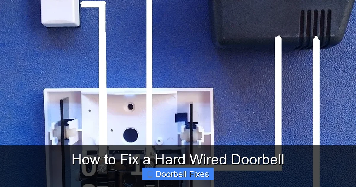 How to Fix a Hard Wired Doorbell