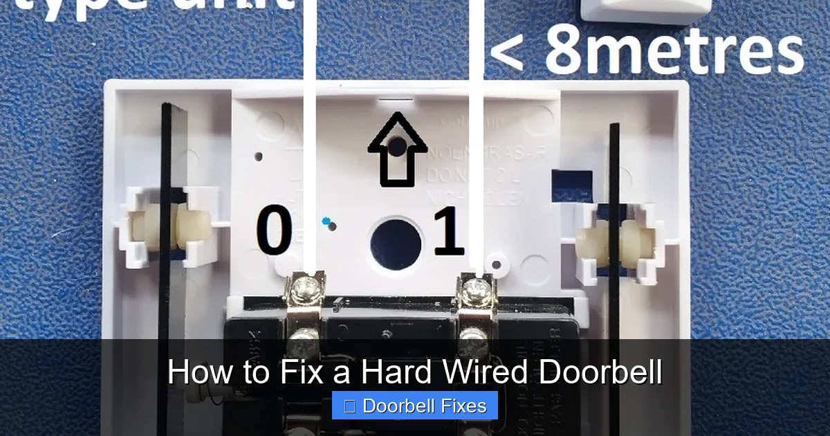 How to Fix a Hard Wired Doorbell