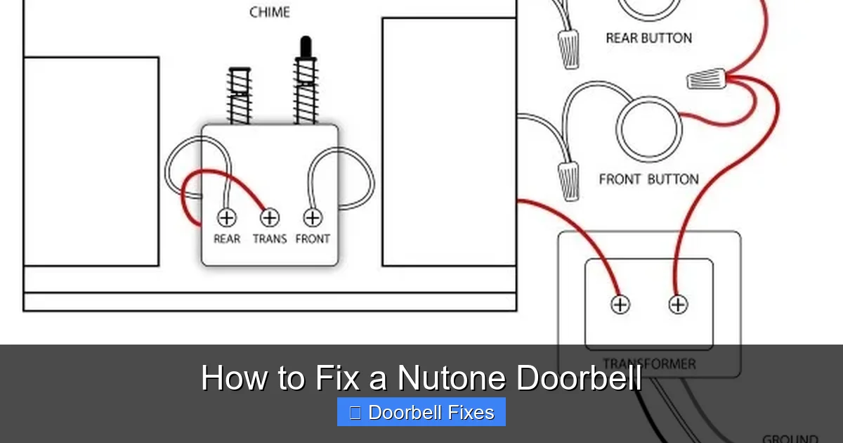 How to Fix a Nutone Doorbell