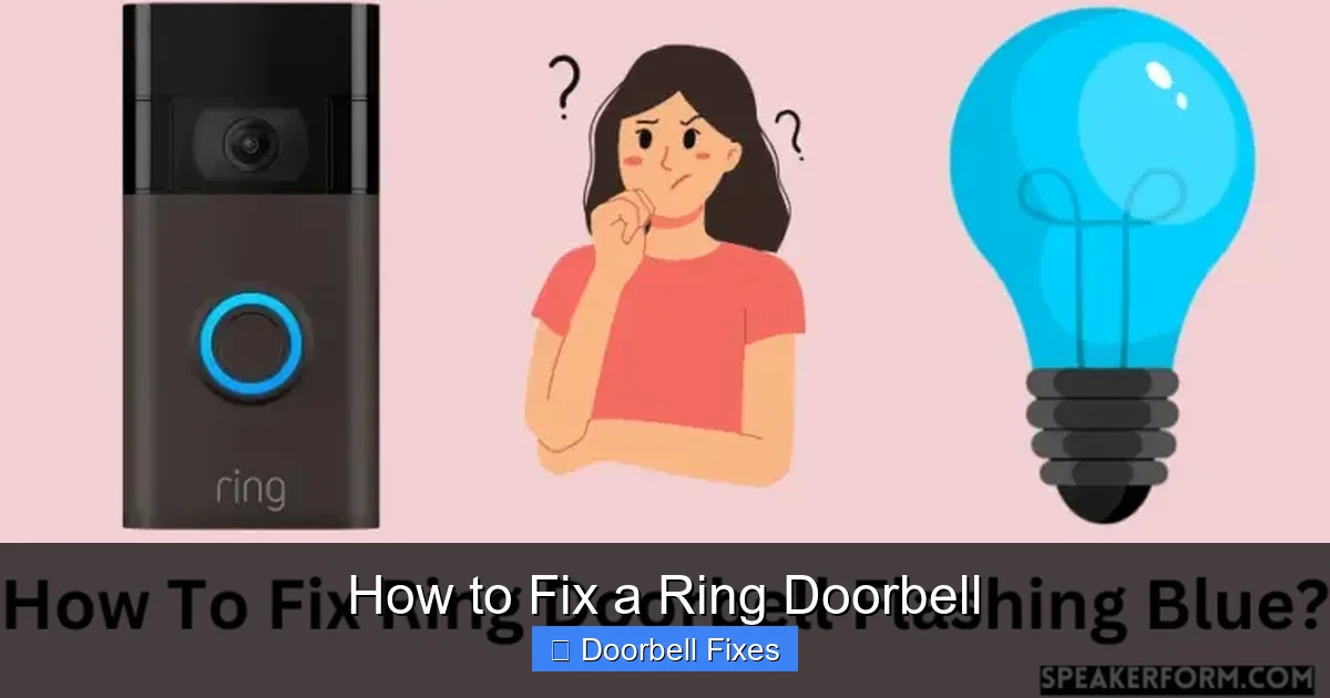 How to Fix a Ring Doorbell
