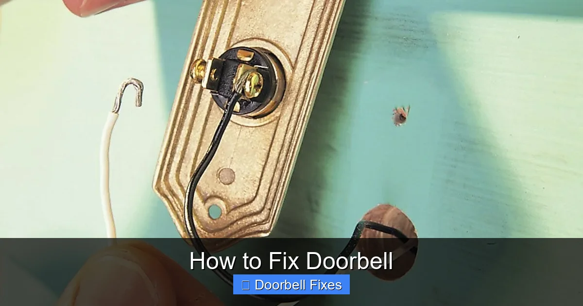 How to Fix Doorbell