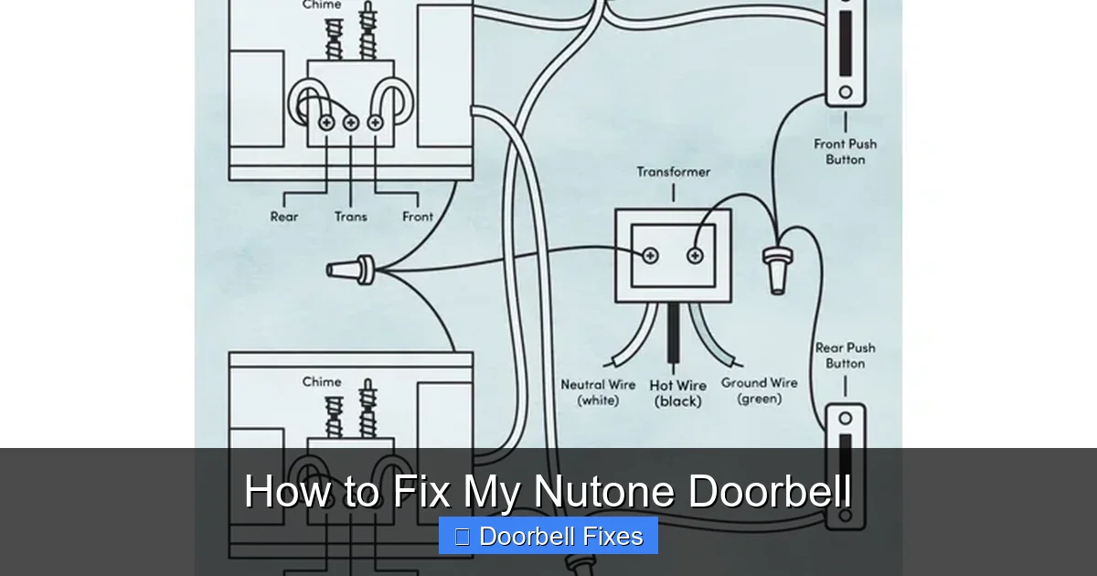 How to Fix My Nutone Doorbell