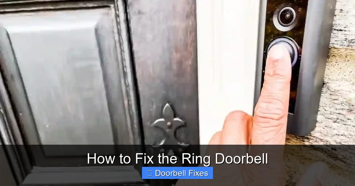 How to Fix the Ring Doorbell