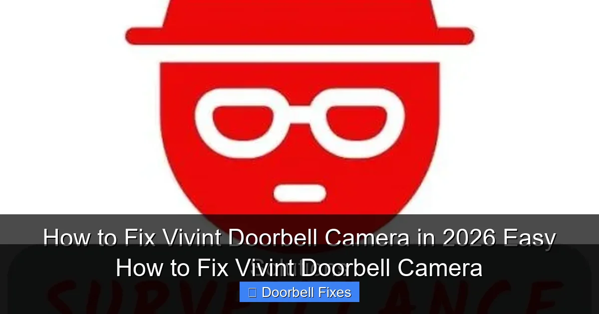 How to Fix Vivint Doorbell Camera
