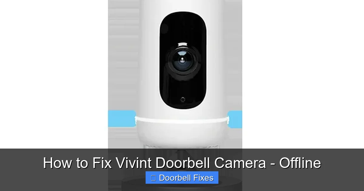How to Fix Vivint Doorbell Camera - Offline