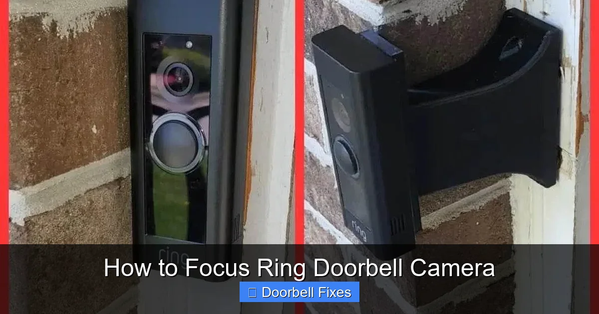 How to Focus Ring Doorbell Camera