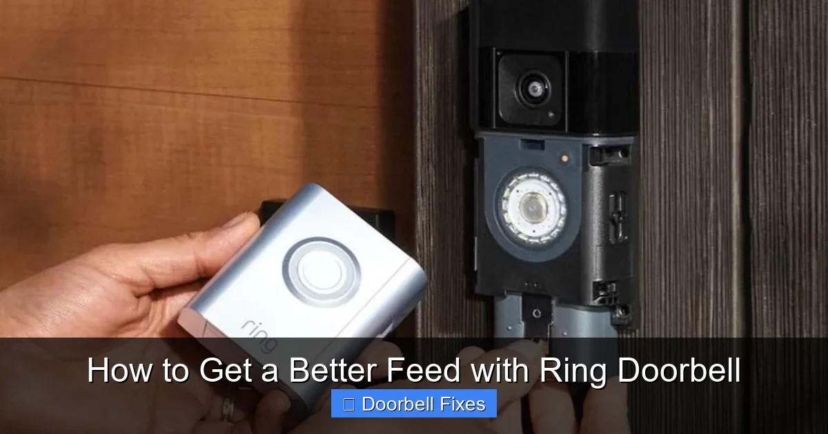 How to Get a Better Feed with Ring Doorbell