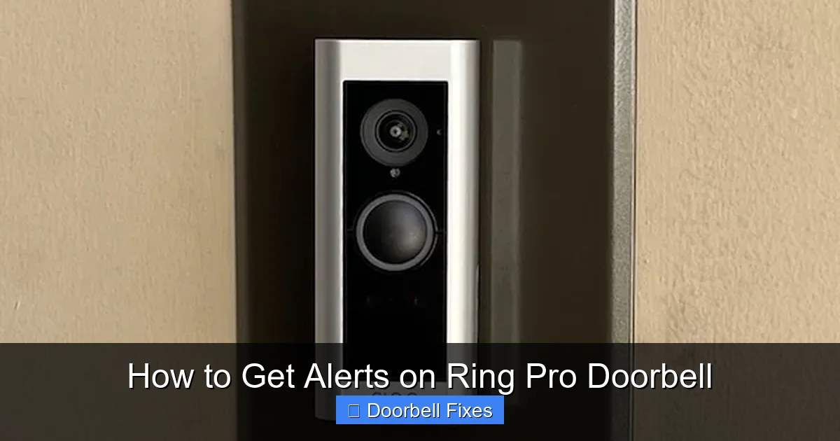 How to Get Alerts on Ring Pro Doorbell