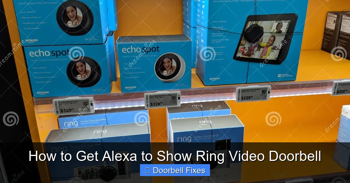 How to Get Alexa to Show Ring Video Doorbell