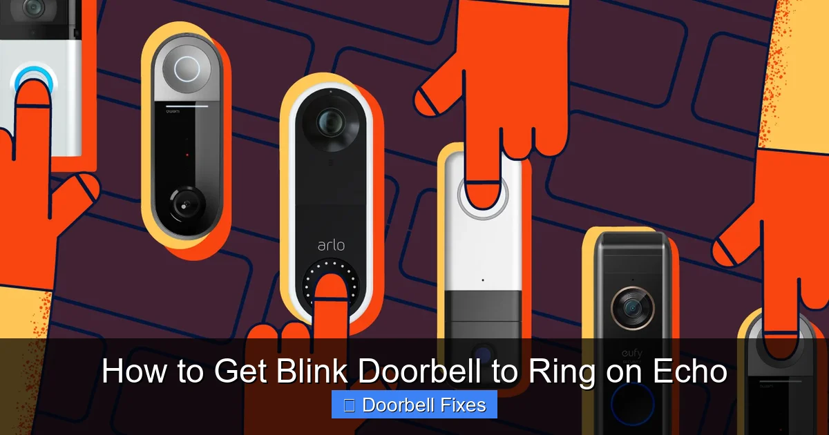 How to Get Blink Doorbell to Ring on Echo