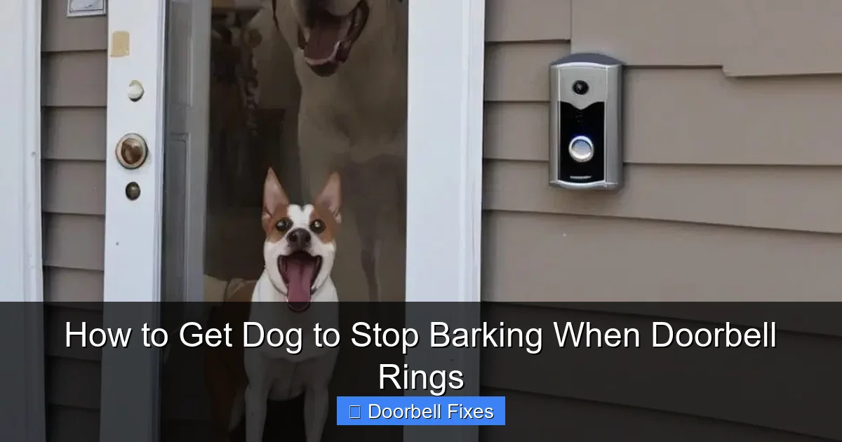 How to Get Dog to Stop Barking When Doorbell Rings