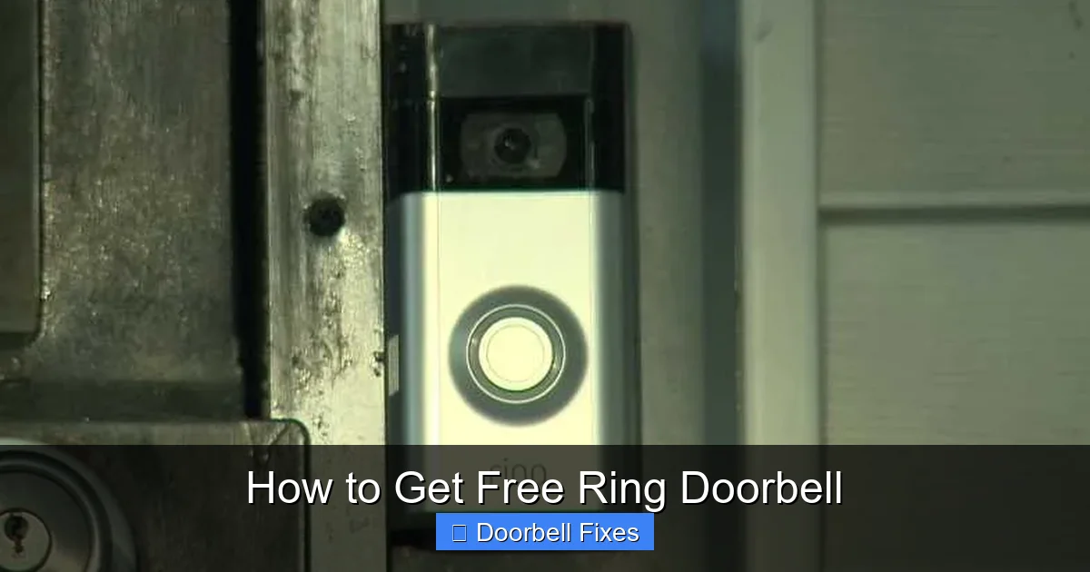 How to Get Free Ring Doorbell