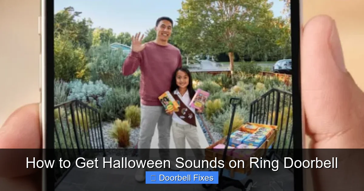 How to Get Halloween Sounds on Ring Doorbell