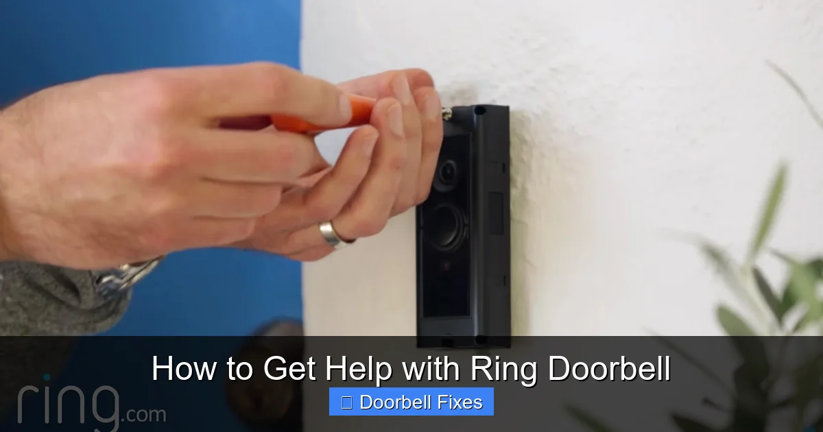 How to Get Help with Ring Doorbell