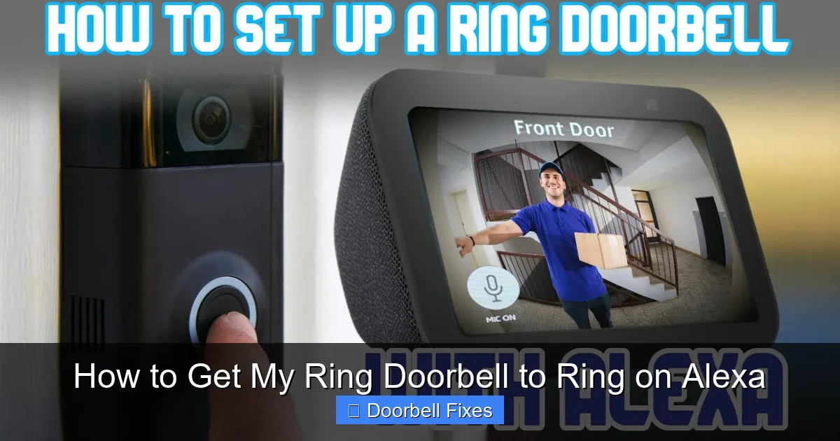 How to Get My Ring Doorbell to Ring on Alexa