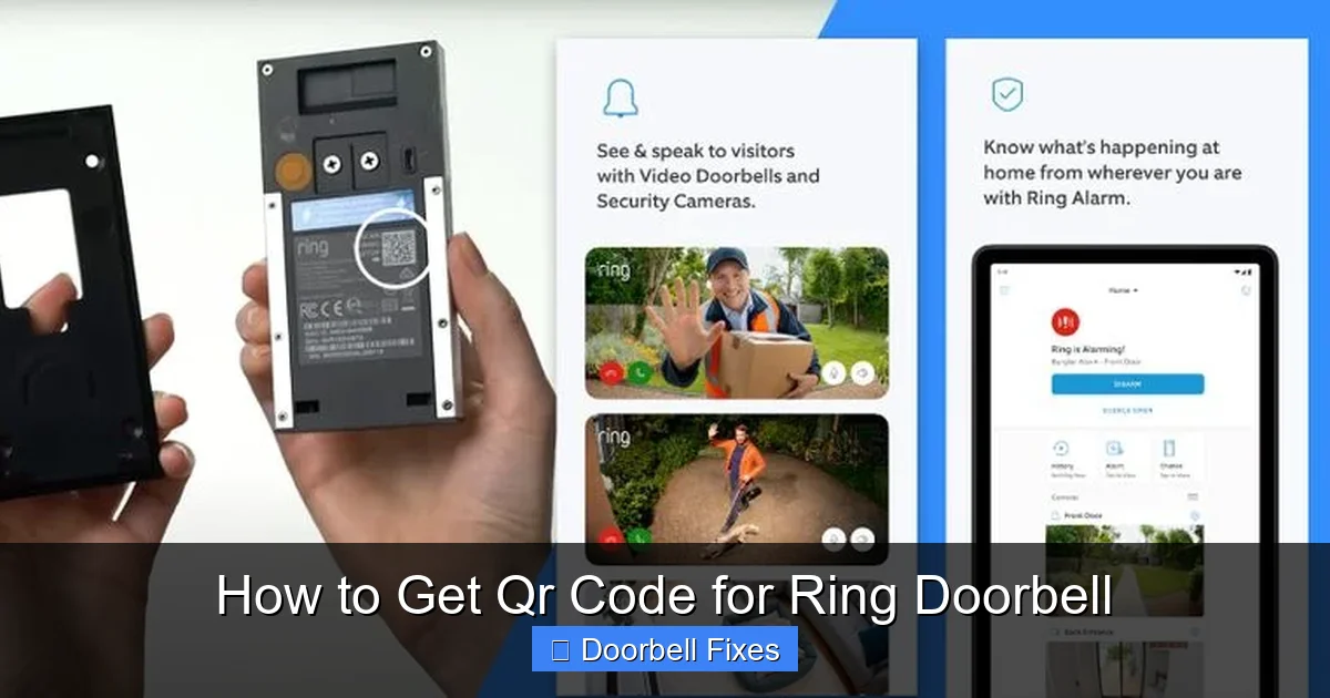 How to Get Qr Code for Ring Doorbell