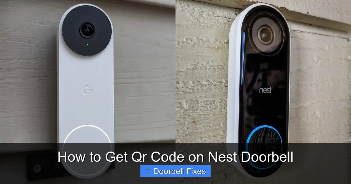 How to Get Qr Code on Nest Doorbell