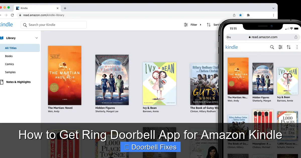 How to Get Ring Doorbell App for Amazon Kindle