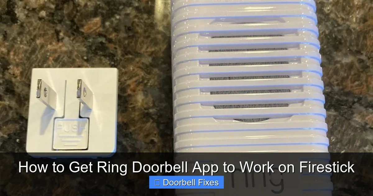 How to Get Ring Doorbell App to Work on Firestick