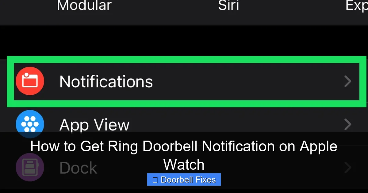 How to Get Ring Doorbell Notification on Apple Watch
