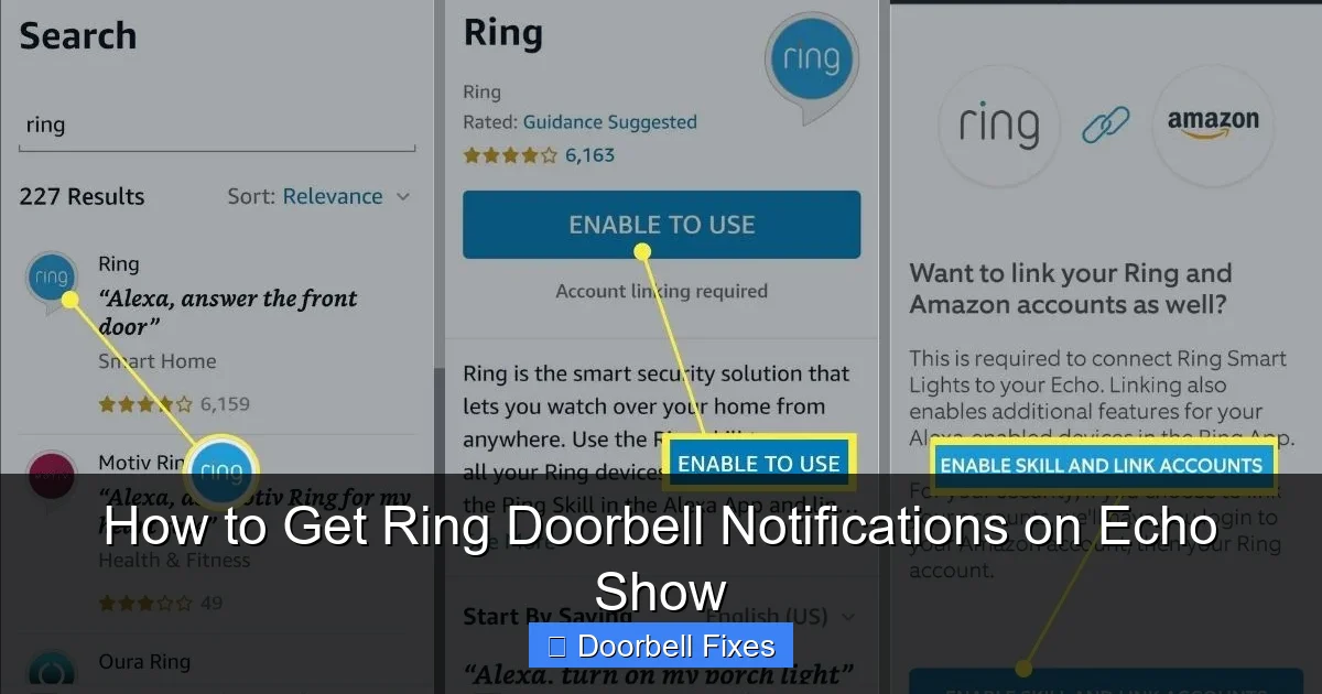 How to Get Ring Doorbell Notifications on Echo Show