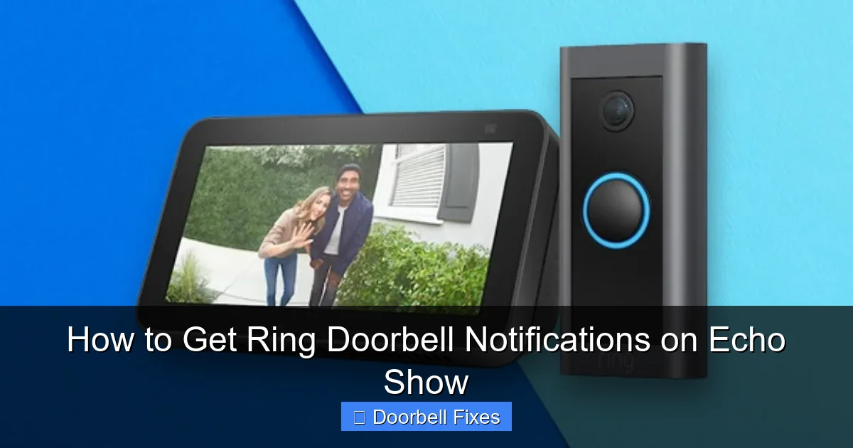 How to Get Ring Doorbell Notifications on Echo Show