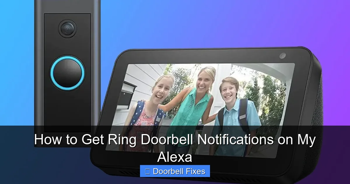 How to Get Ring Doorbell Notifications on My Alexa