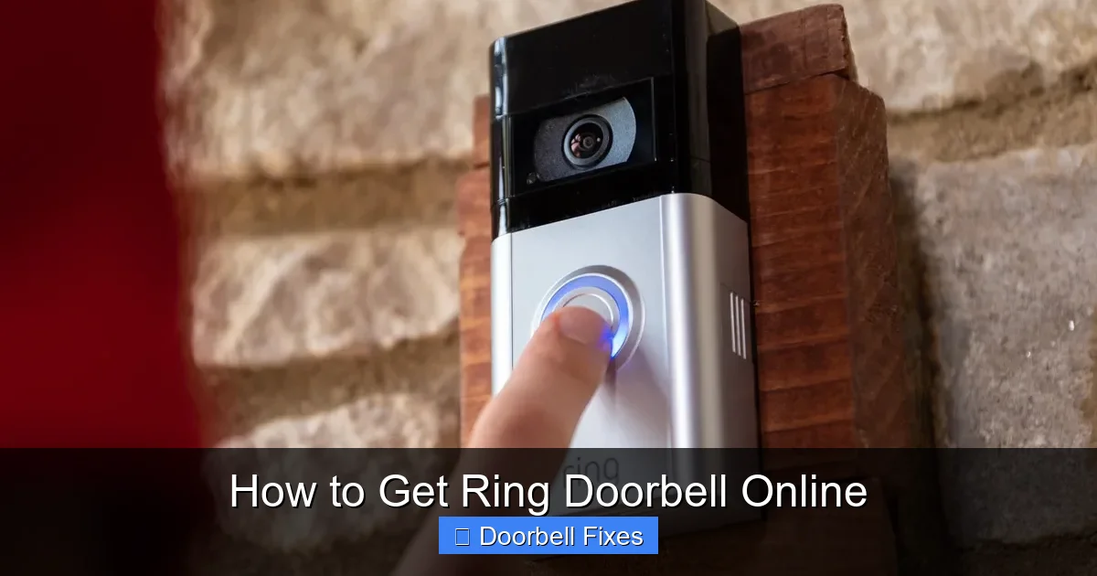 How to Get Ring Doorbell Online