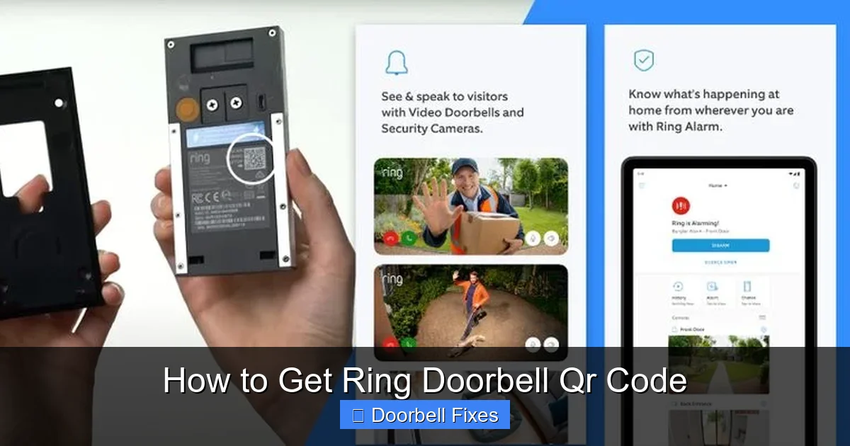 How to Get Ring Doorbell Qr Code