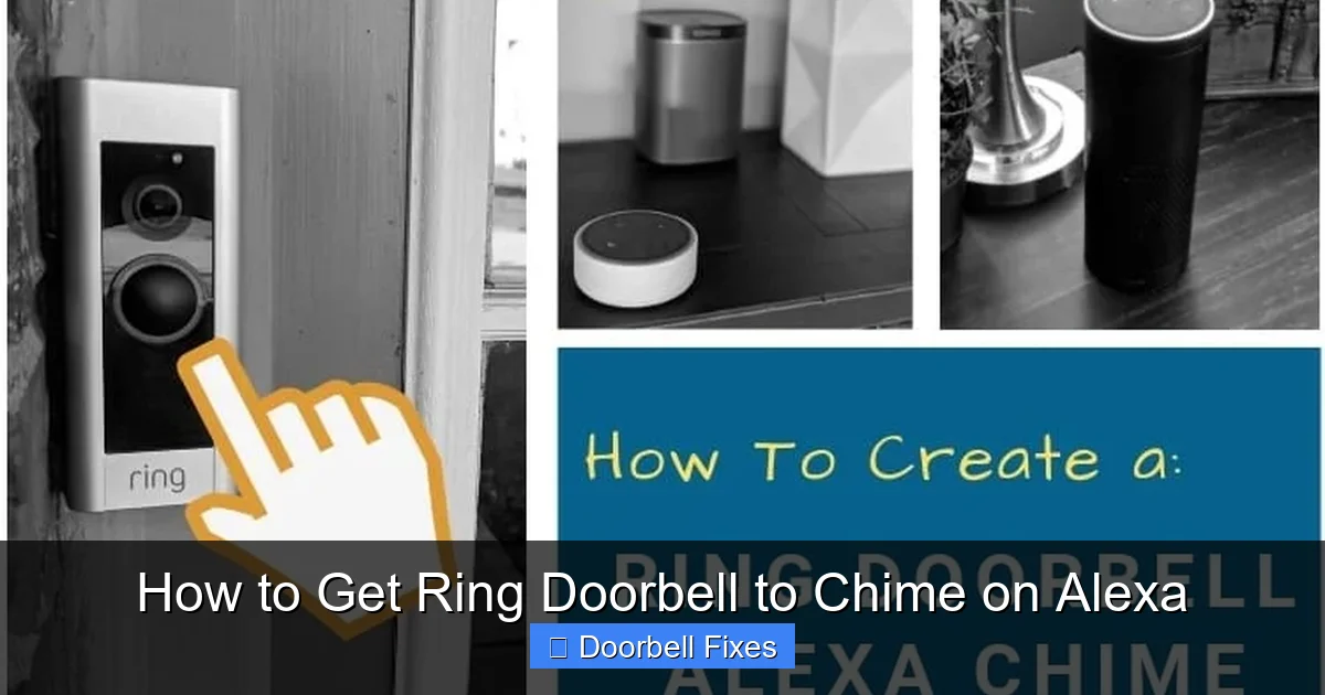 How to Get Ring Doorbell to Chime on Alexa