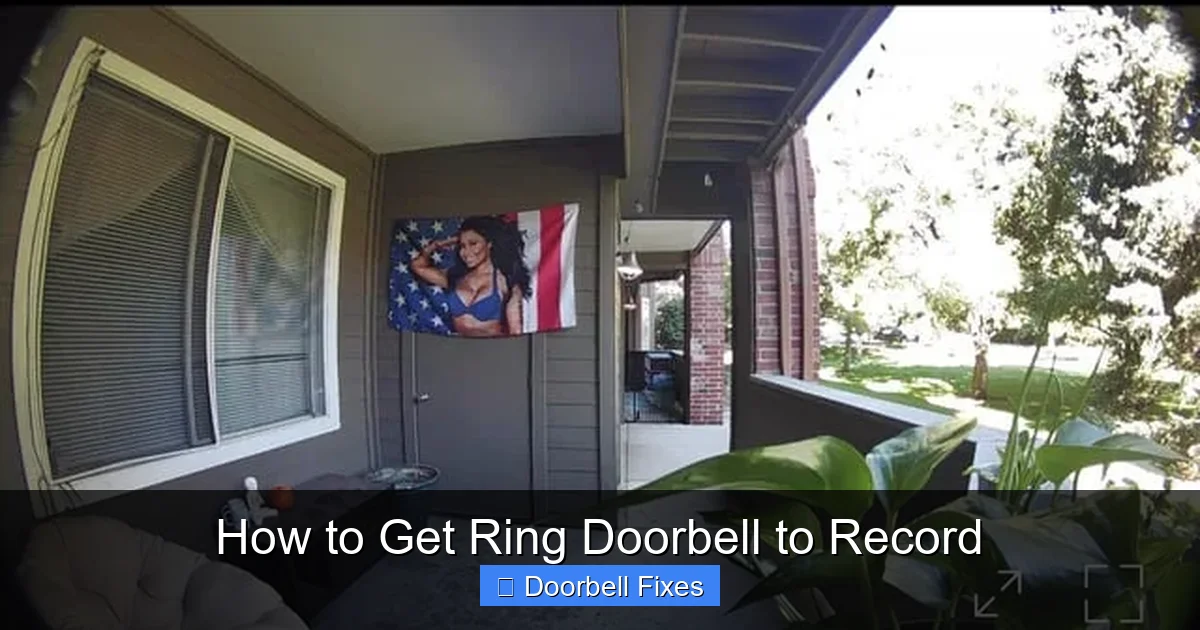 How to Get Ring Doorbell to Record