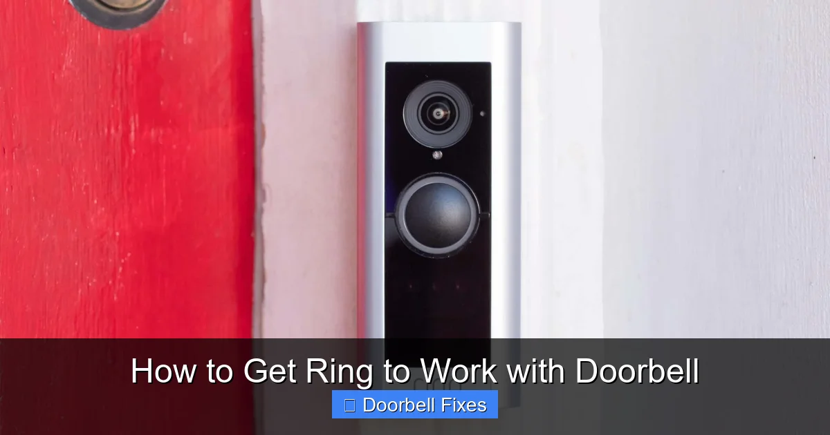 How to Get Ring to Work with Doorbell
