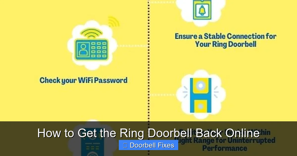 How to Get the Ring Doorbell Back Online