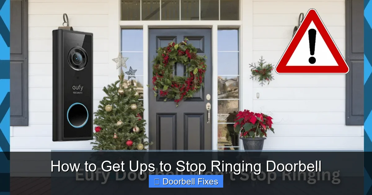 How to Get Ups to Stop Ringing Doorbell