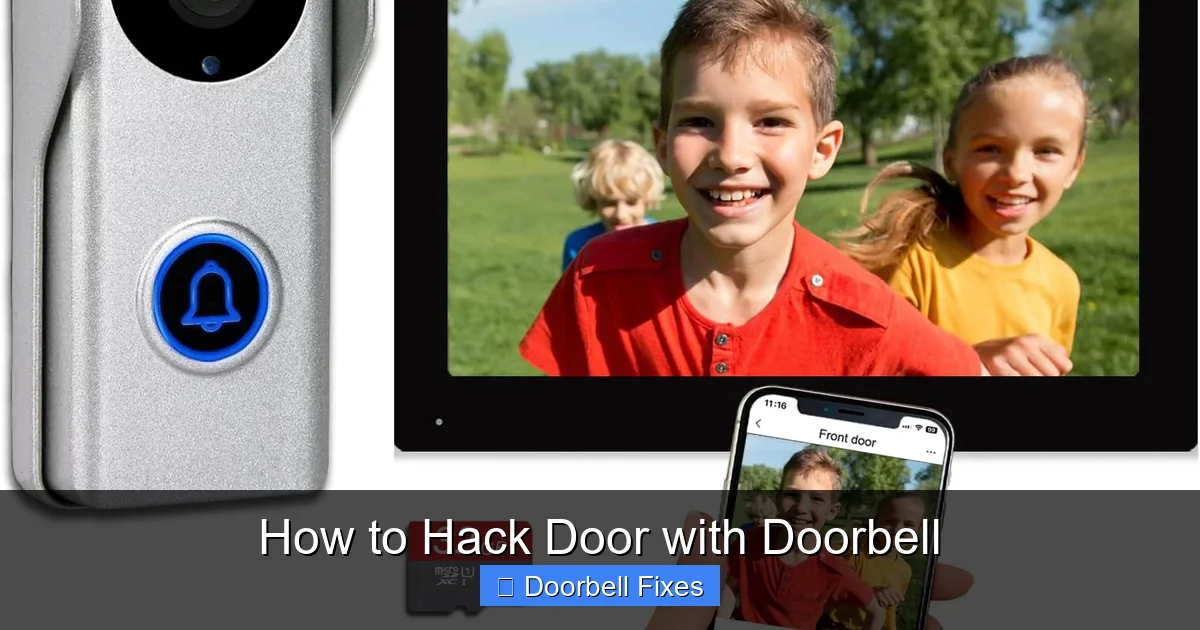 How to Hack Door with Doorbell