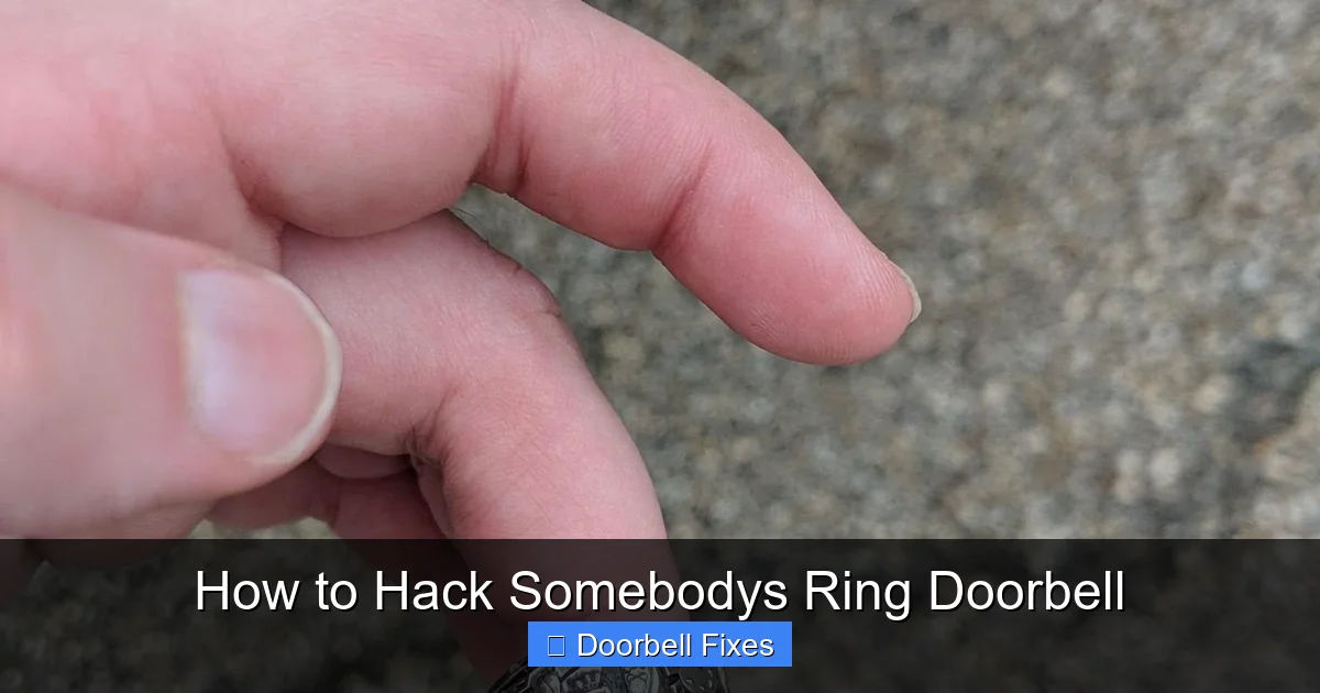 How to Hack Somebodys Ring Doorbell