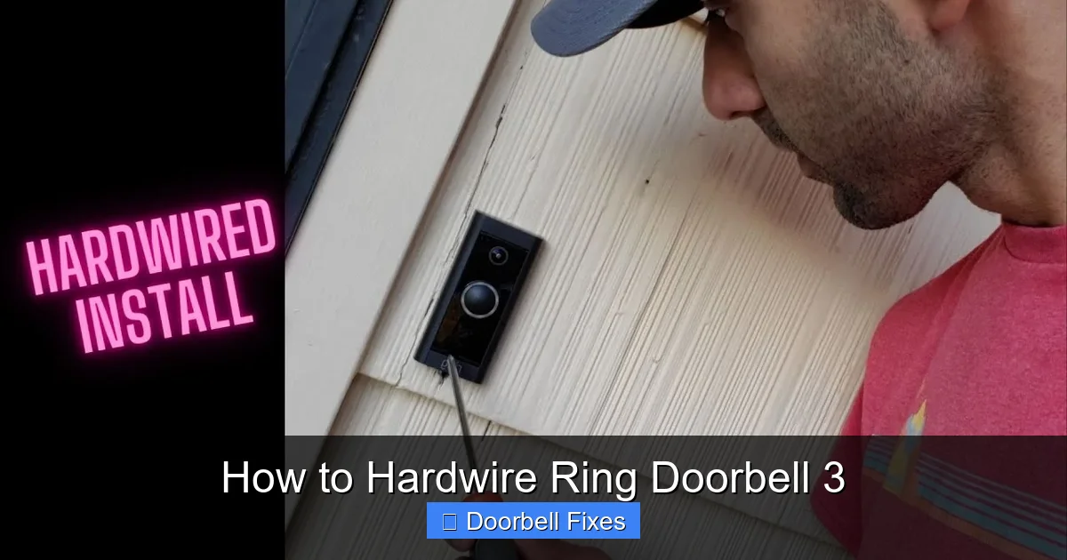 How to Hardwire Ring Doorbell 3