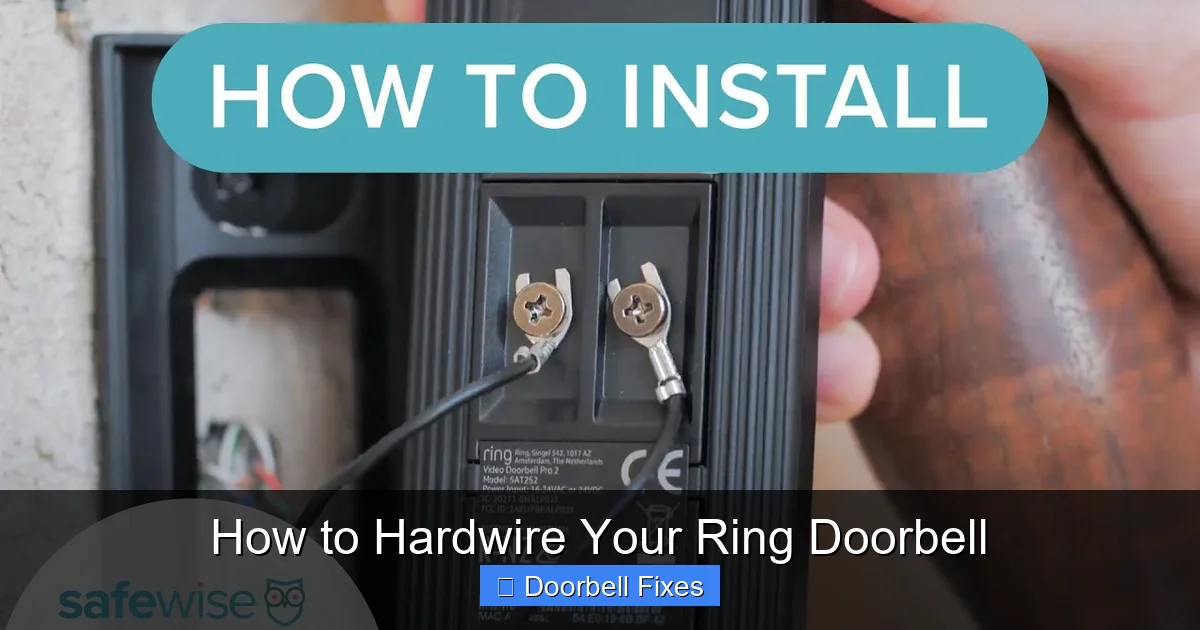 How to Hardwire Your Ring Doorbell