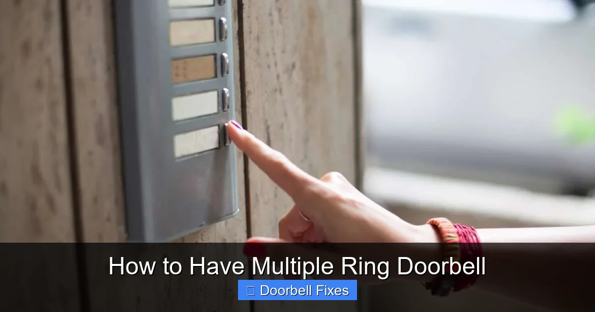 How to Have Multiple Ring Doorbell