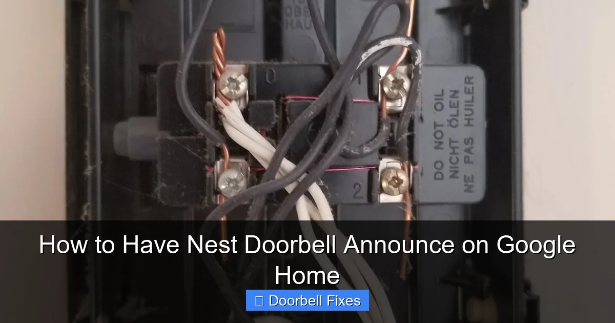 How to Have Nest Doorbell Announce on Google Home