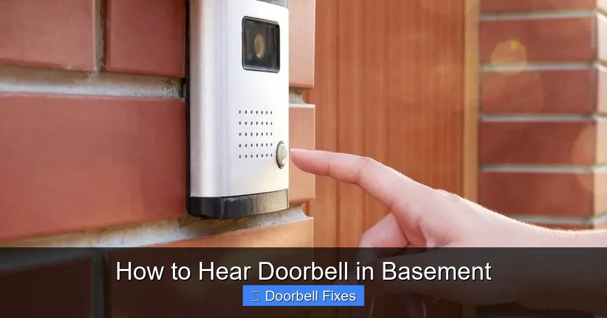 How to Hear Doorbell in Basement