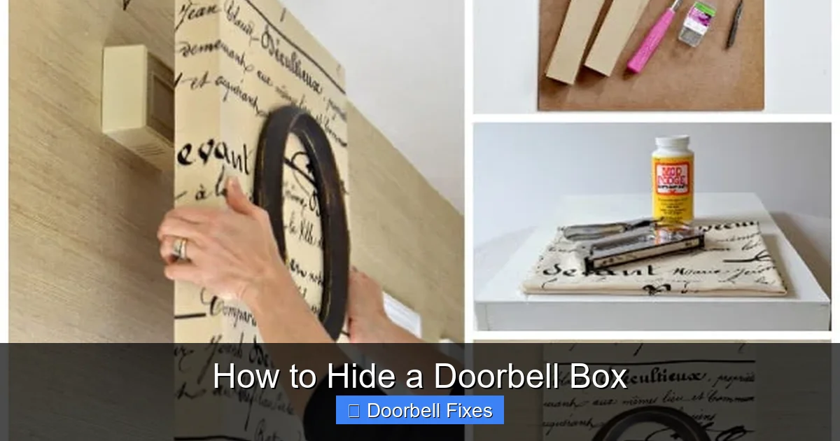 How to Hide a Doorbell Box