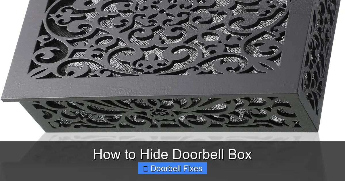 How to Hide Doorbell Box